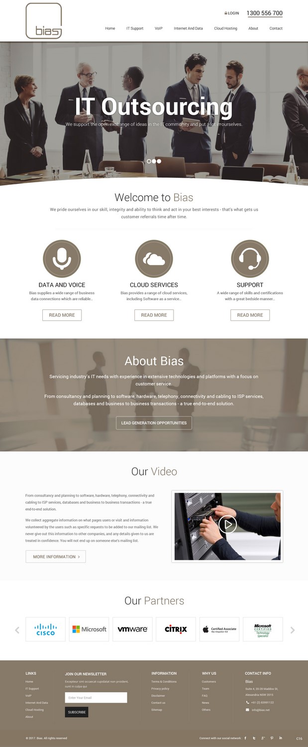 Web Design by pb for Bias | Design #14272413