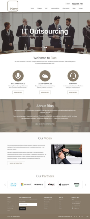Web Design by pb for Bias | Design: #14272413