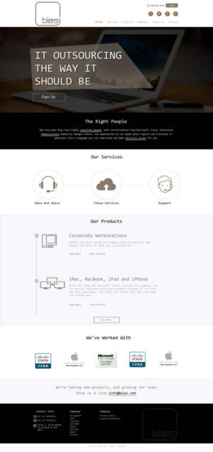 Web-Design von designershahzaib321 für Bias | Design: #14304756