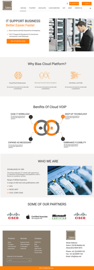 Web Design by e2developers for Bias | Design #14352578