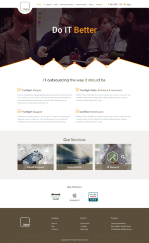 Web Design by Richa Design for Bias | Design #14283665
