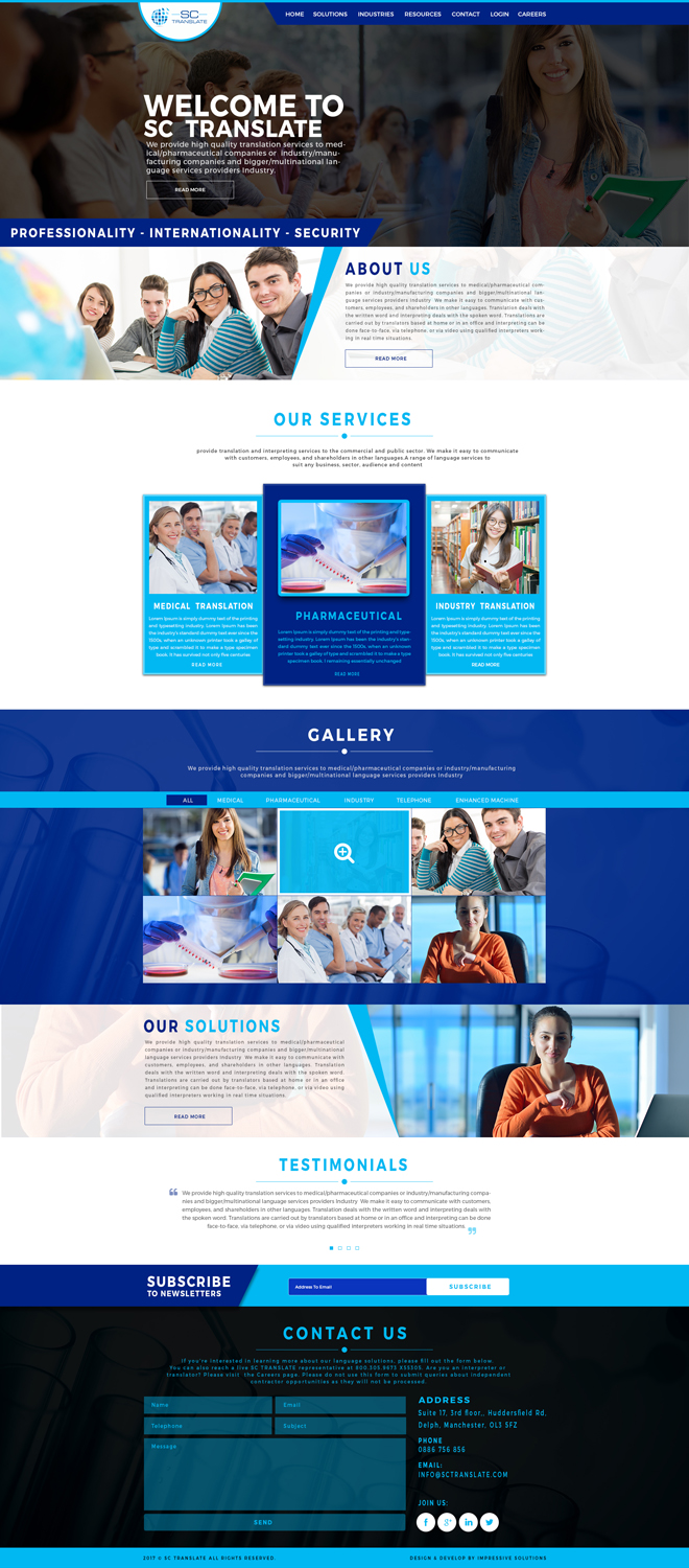 Web-Design von Impressive Solutions für dieses Projekt | Design #14281841