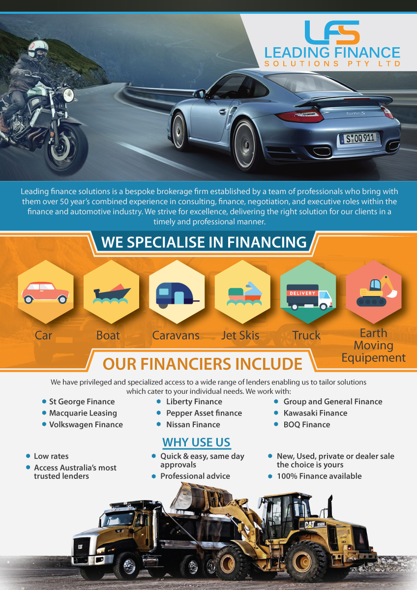 Flyer-Design von Impressive Sol für Leading Finance Solutions Pty Ltd | Design #14289337