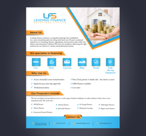 Flyer Design by aspiremedia for Leading Finance Solutions Pty Ltd | Design: #14329352