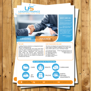 Flyer Design by aspiremedia for Leading Finance Solutions Pty Ltd | Design: #14329353