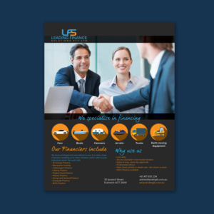 Flyer Design by banedsgn for Leading Finance Solutions Pty Ltd | Design: #14360970