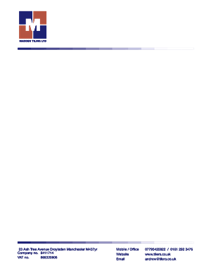 Letterhead Design by A