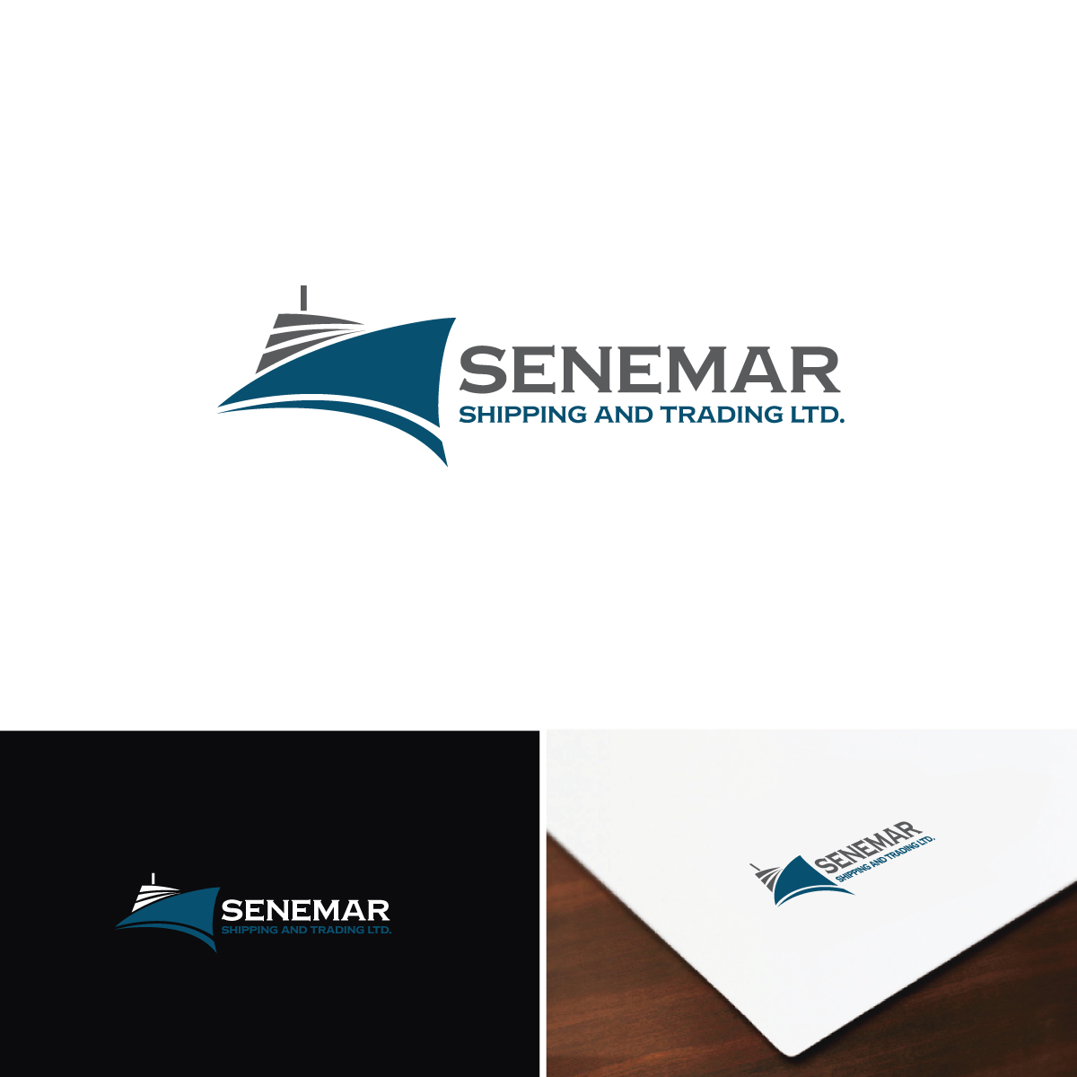 Logo Design by webeezine for senemar shipping | Design #14282401
