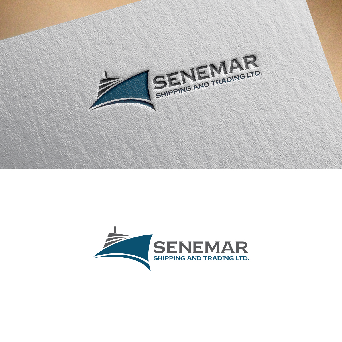 Logo Design by webeezine for senemar shipping | Design #14309156