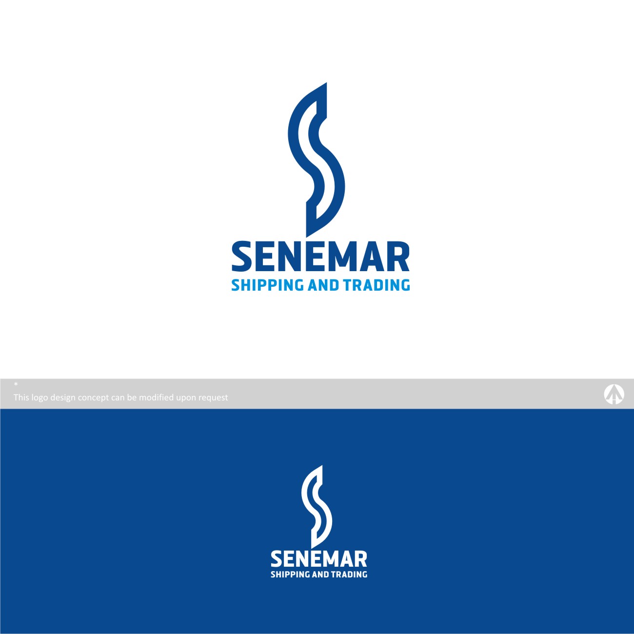 Logo Design by RKingz for senemar shipping | Design #14320723