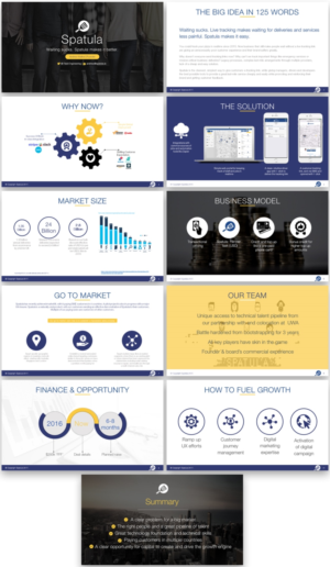Design an investor pitch deck for Spatula.io | PowerPoint Design by Imazing