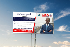 Billboard Design by ecorokerz for Liberia Revenue Authority | Design: #14493371