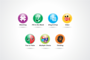 Second Language E-Learning Icons | Icon Design by Dave Paresh