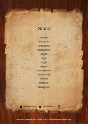 Menu Design by mrmrnjr for Legends Pub & Grille | Design: #14443339