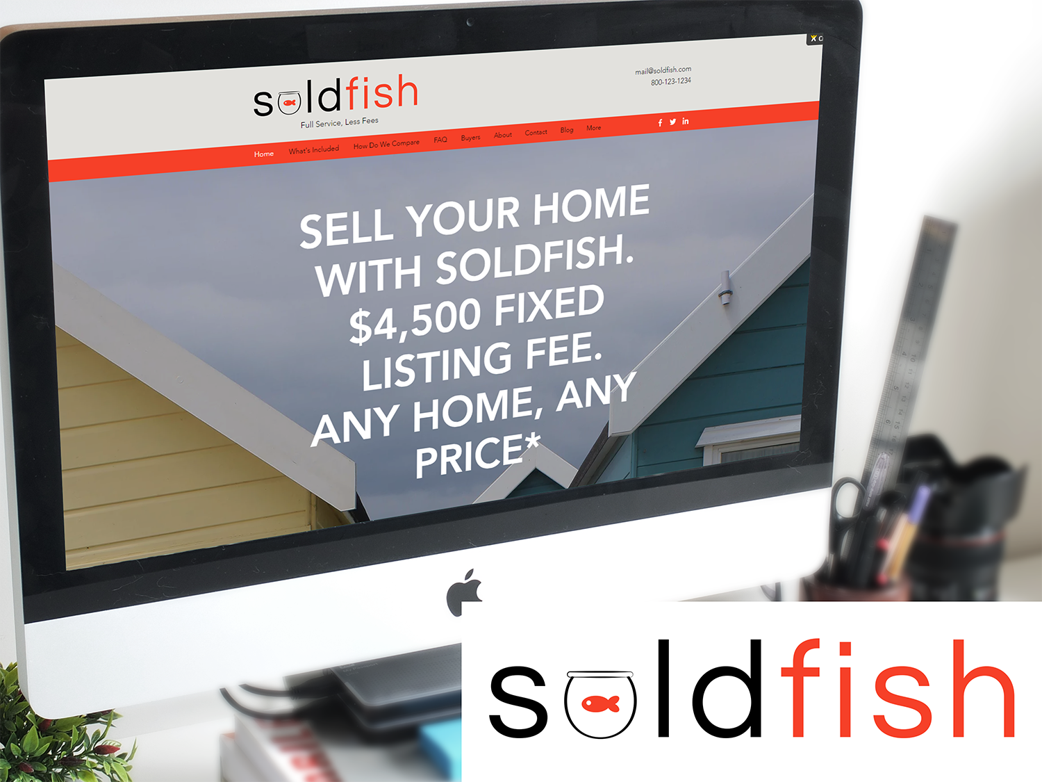 Logo Design by MadeInYarm for Soldfish | Design #14342489