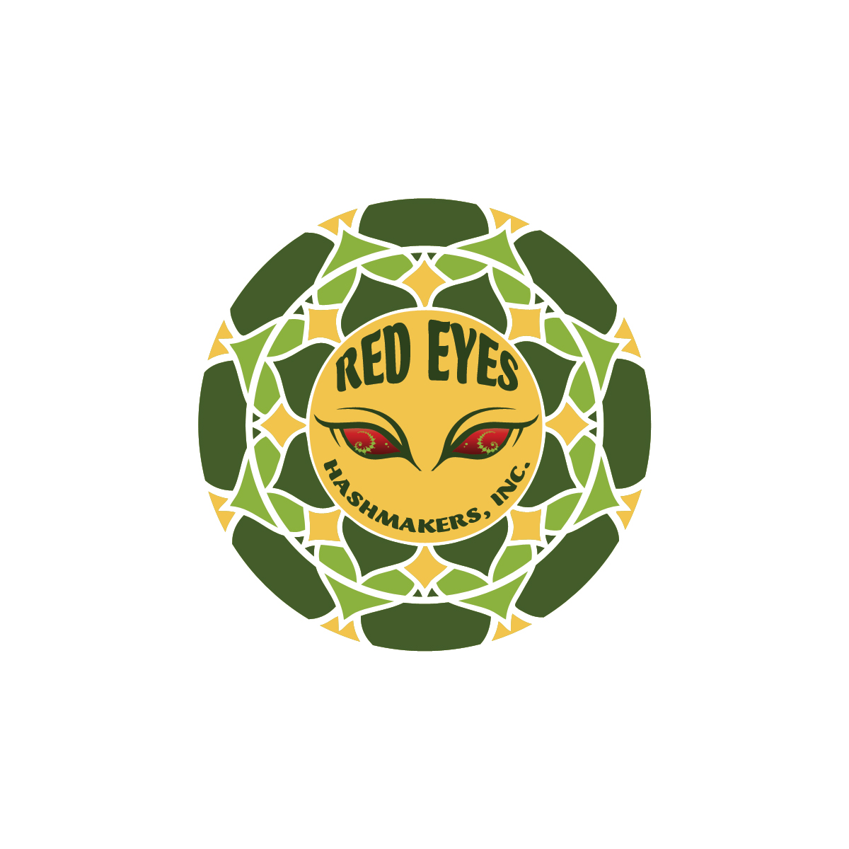 Logo-Design von borzoid für Red Eyes Hashmakers Inc. | Design #14302098