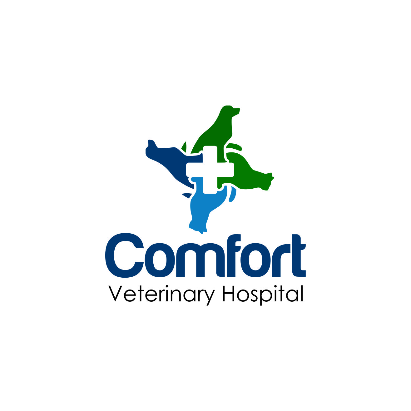 Logo Design by Arham Hidayat for Comfort Veterinary Hospital | Design #14359775
