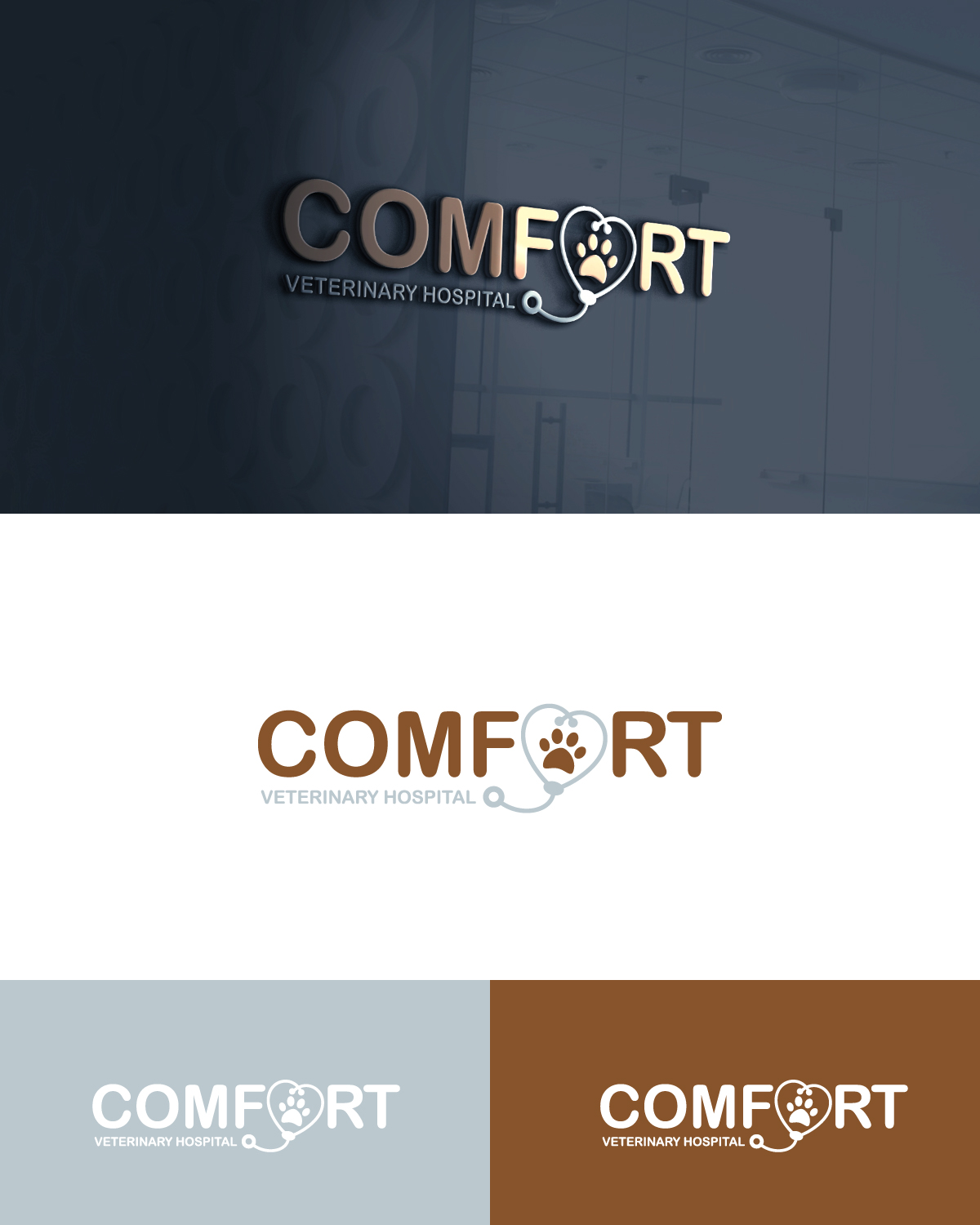 Diseño de Logo por Anekaa para Comfort Veterinary Hospital | Diseño #14292315