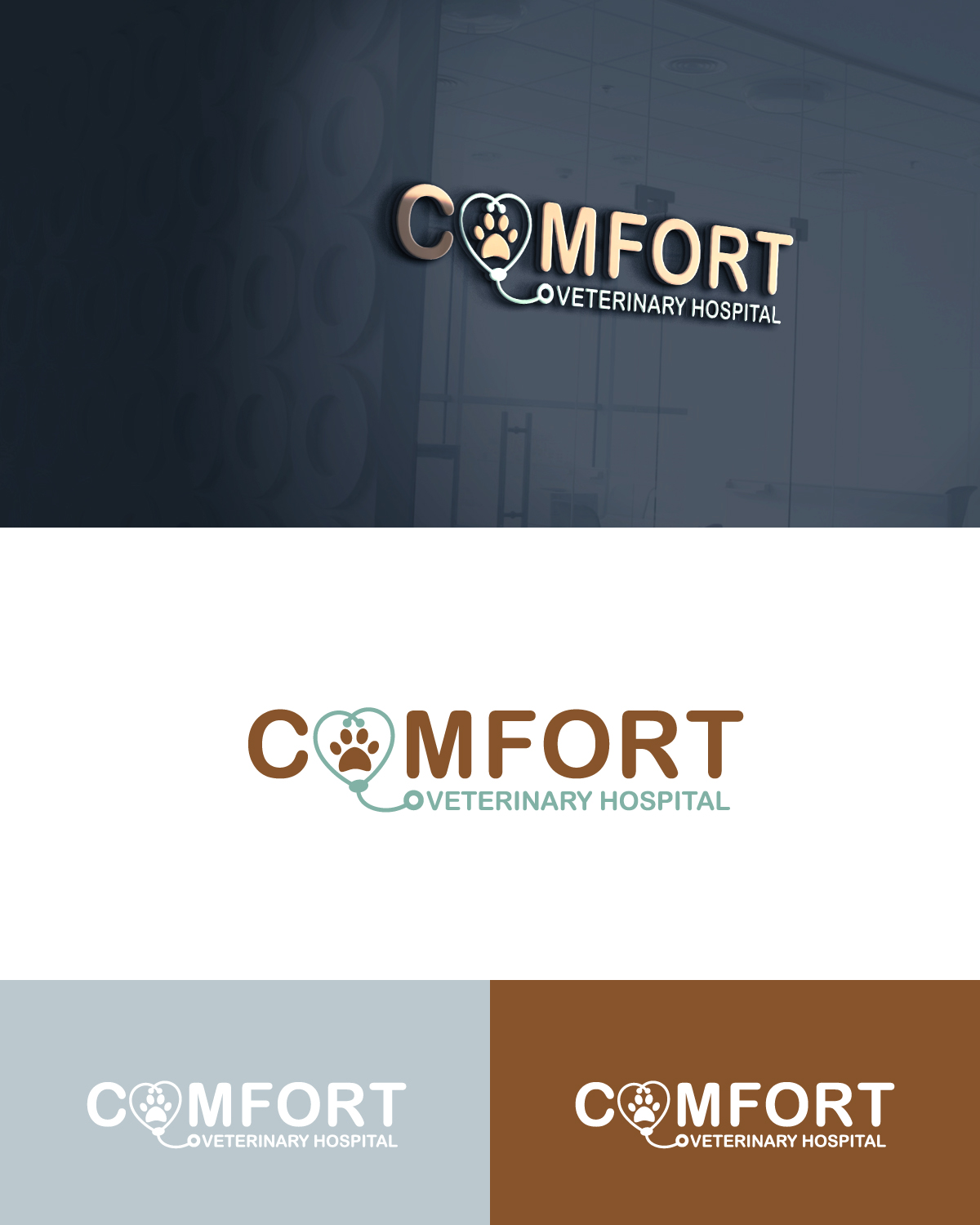 Diseño de Logo por Anekaa para Comfort Veterinary Hospital | Diseño #14297356