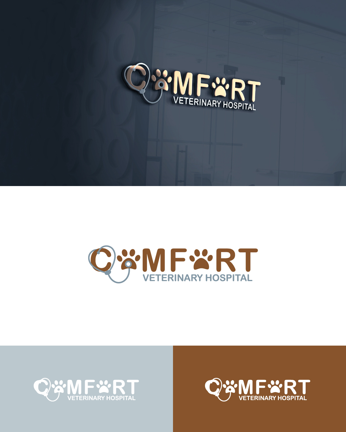 Diseño de Logo por Anekaa para Comfort Veterinary Hospital | Diseño #14297358