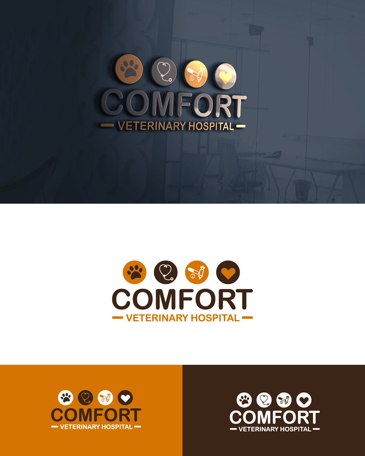 Diseño de Logo por Anekaa para Comfort Veterinary Hospital | Diseño #14376206