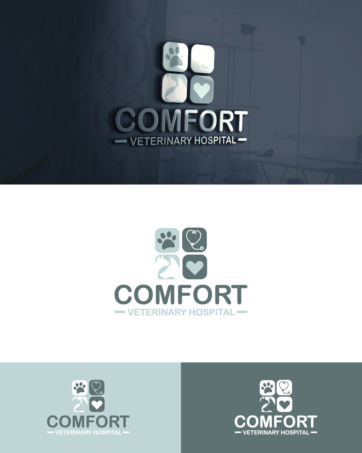 Diseño de Logo por Anekaa para Comfort Veterinary Hospital | Diseño #14385666