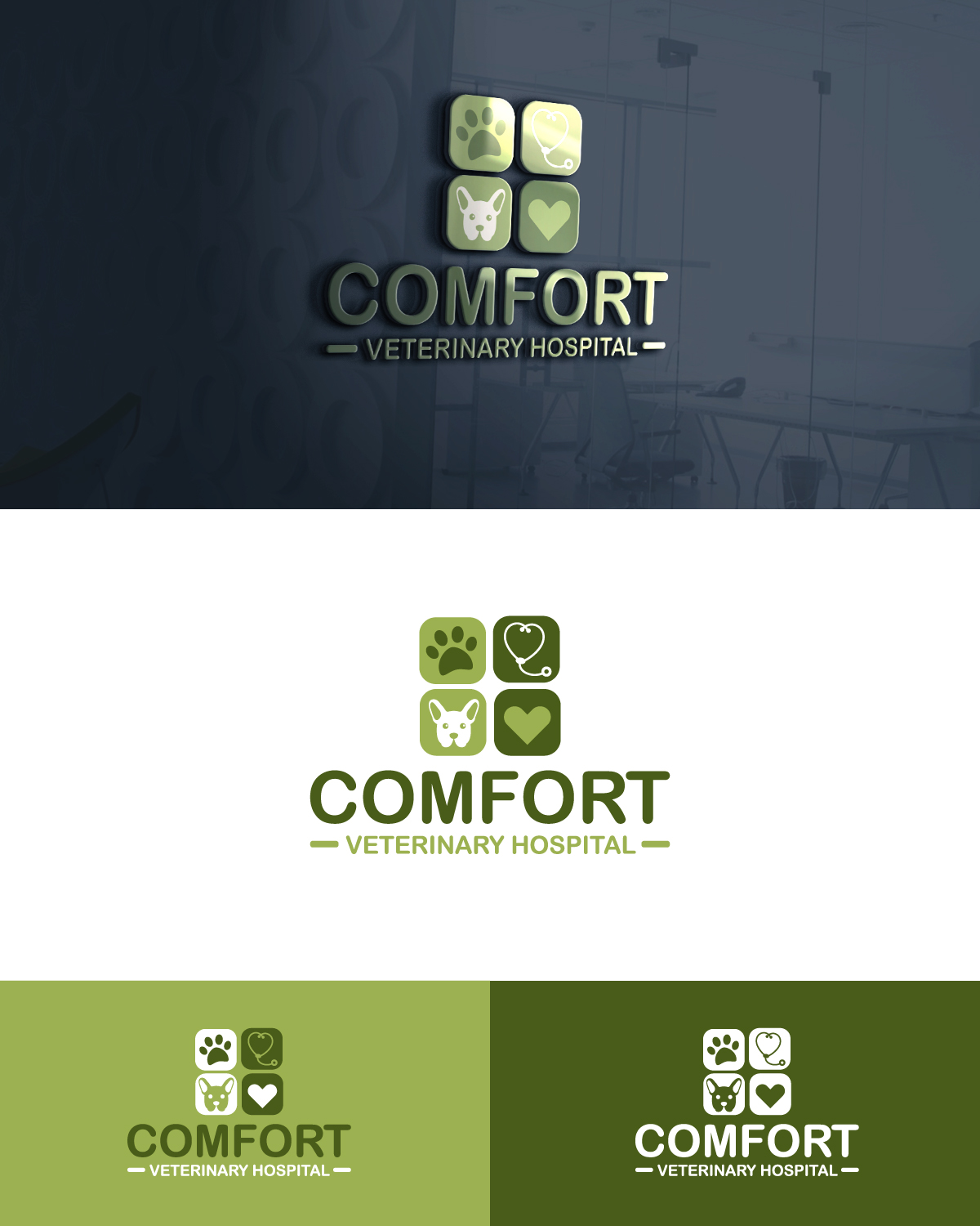 Diseño de Logo por Anekaa para Comfort Veterinary Hospital | Diseño #14385678