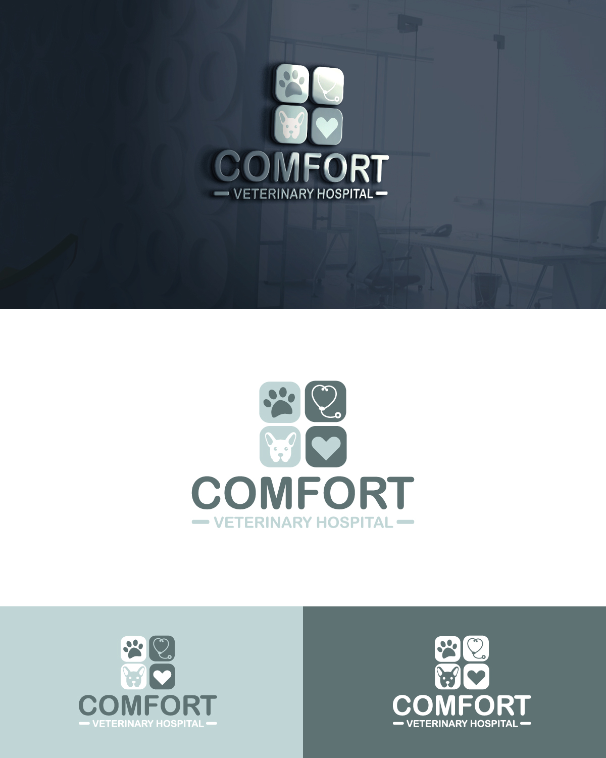 Diseño de Logo por Anekaa para Comfort Veterinary Hospital | Diseño #14385679