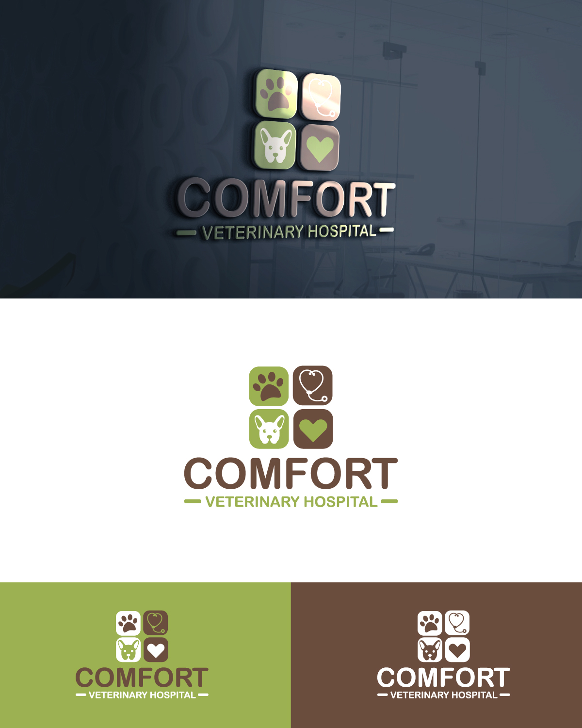 Diseño de Logo por Anekaa para Comfort Veterinary Hospital | Diseño #14385680