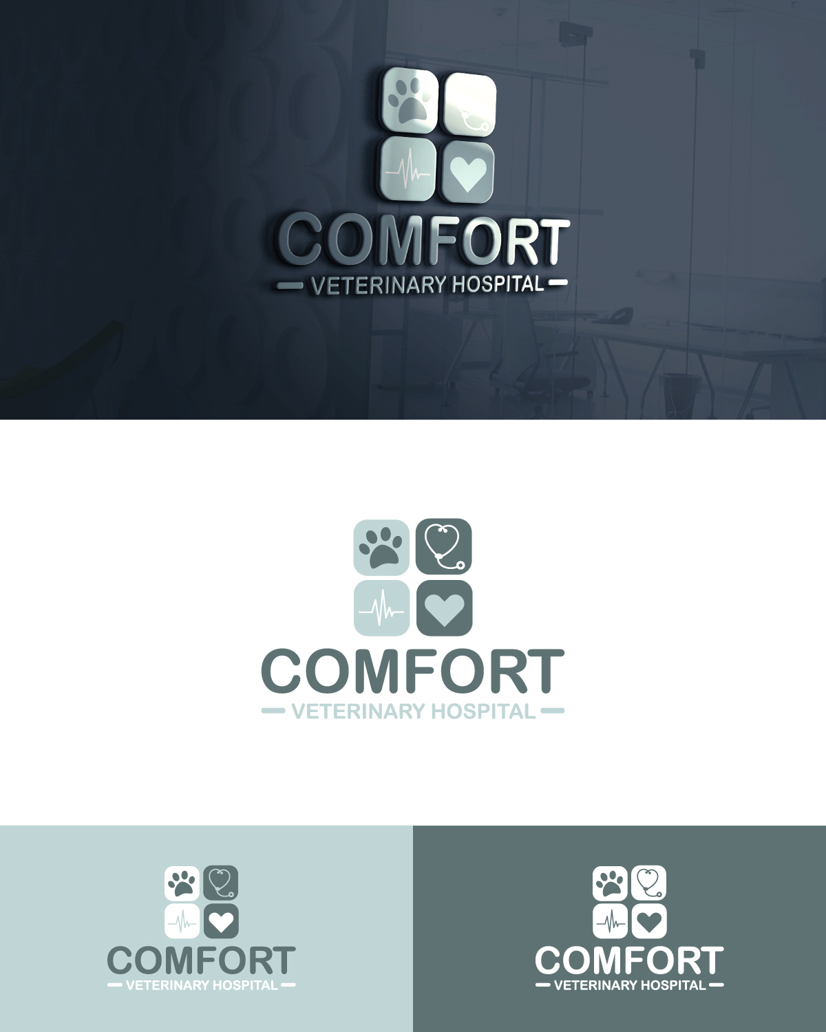 Diseño de Logo por Anekaa para Comfort Veterinary Hospital | Diseño #14385702