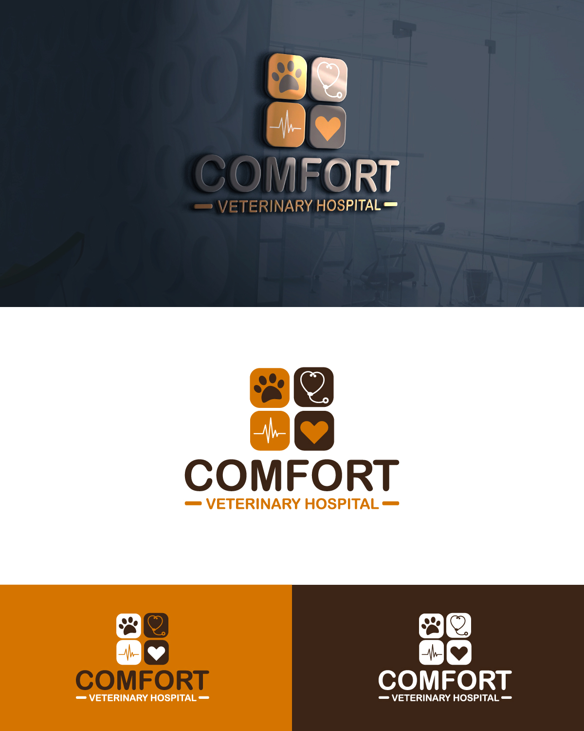 Logo Design by Anekaa for Comfort Veterinary Hospital | Design #14385704