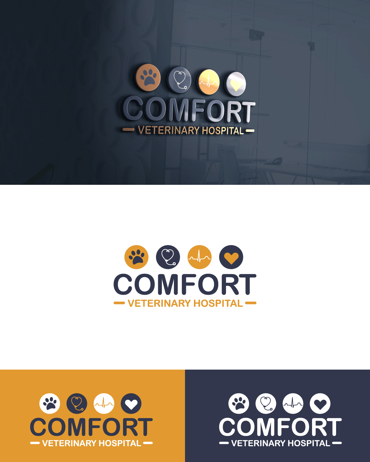 Logo Design by Anekaa for Comfort Veterinary Hospital | Design #14561085