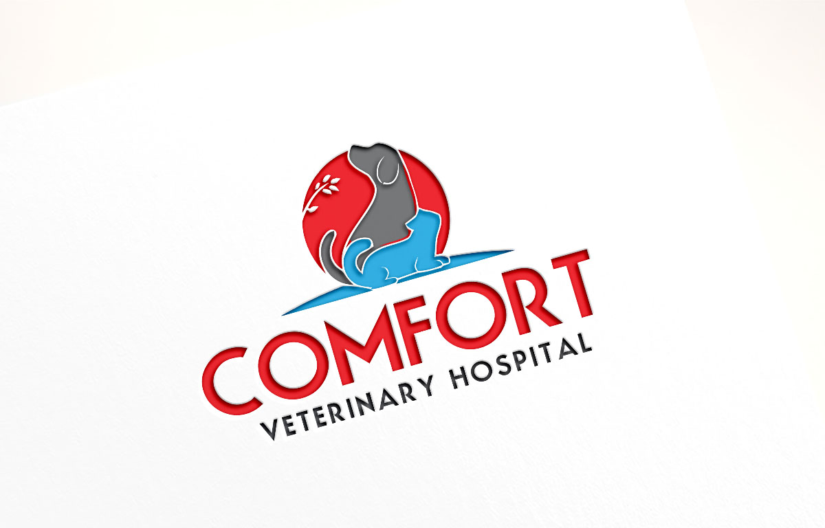 Logo Design by abstraxt for Comfort Veterinary Hospital | Design #14284186