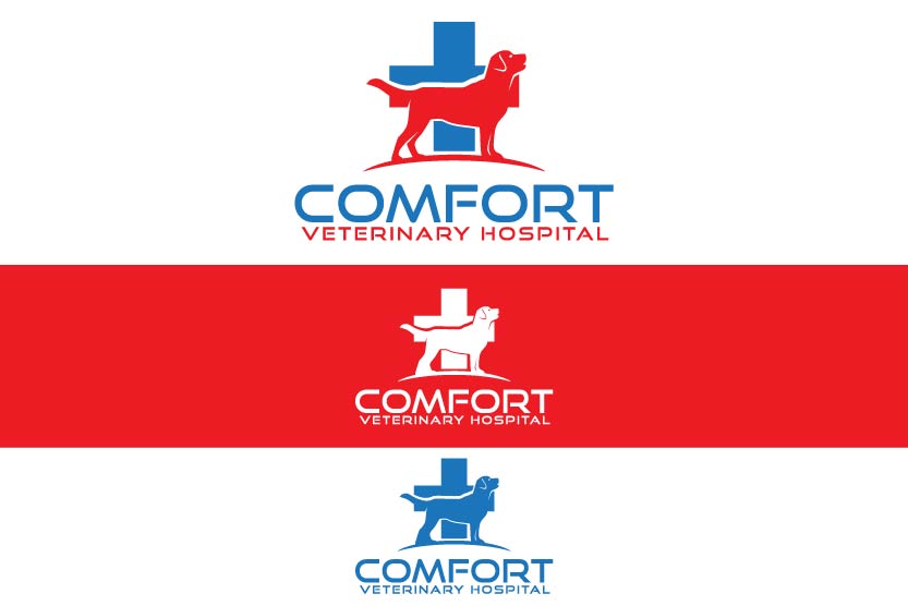Logo Design by abstraxt for Comfort Veterinary Hospital | Design #14284189