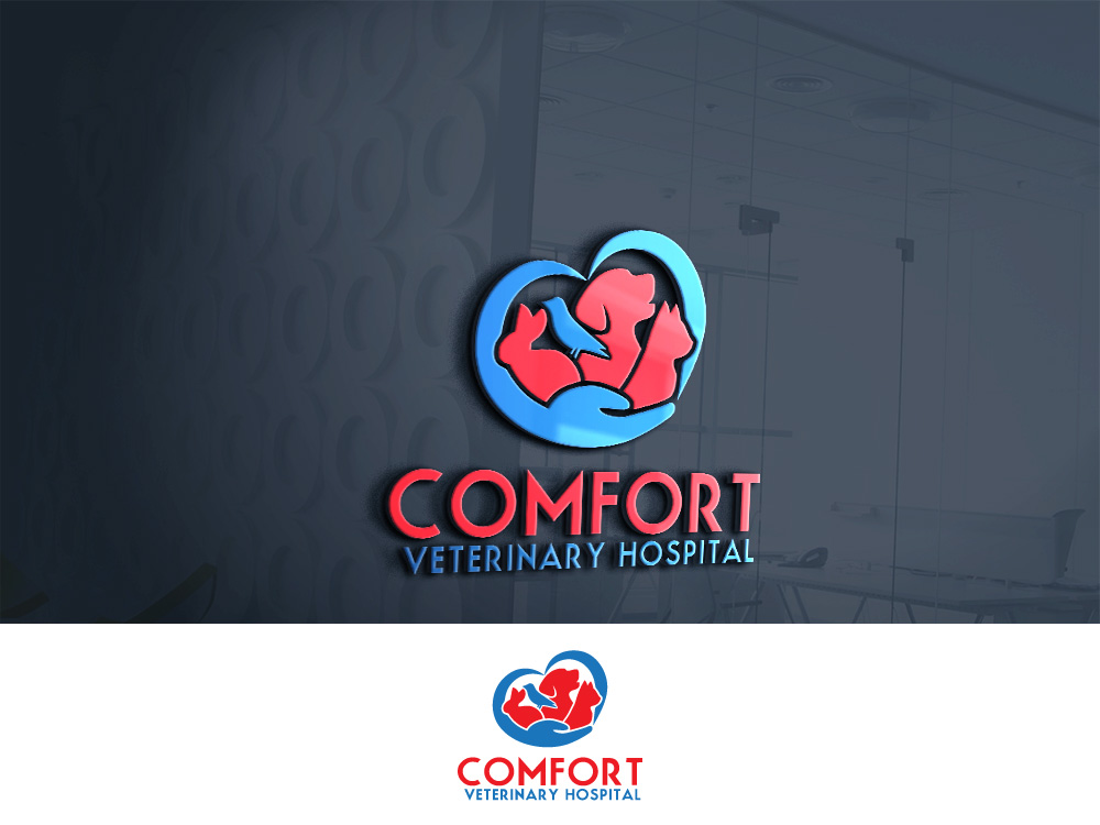 Diseño de Logo por abstraxt para Comfort Veterinary Hospital | Diseño #14284191