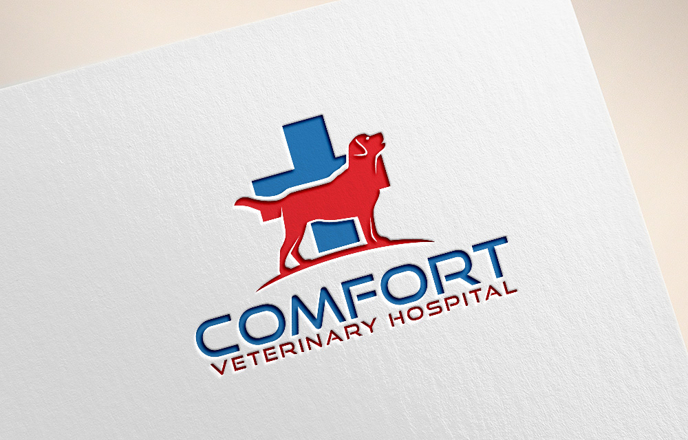 Logo Design by abstraxt for Comfort Veterinary Hospital | Design #14284196
