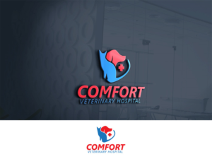 Logo Design by abstraxt for Comfort Veterinary Hospital | Design: #14284197