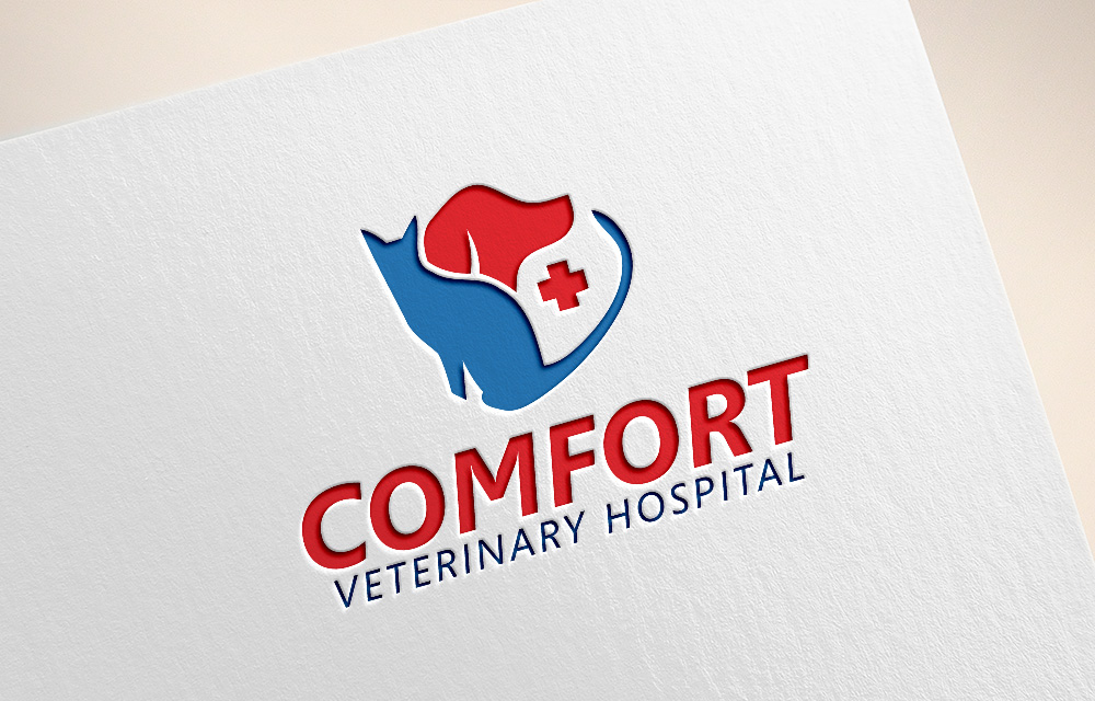 Logo Design by abstraxt for Comfort Veterinary Hospital | Design #14284198