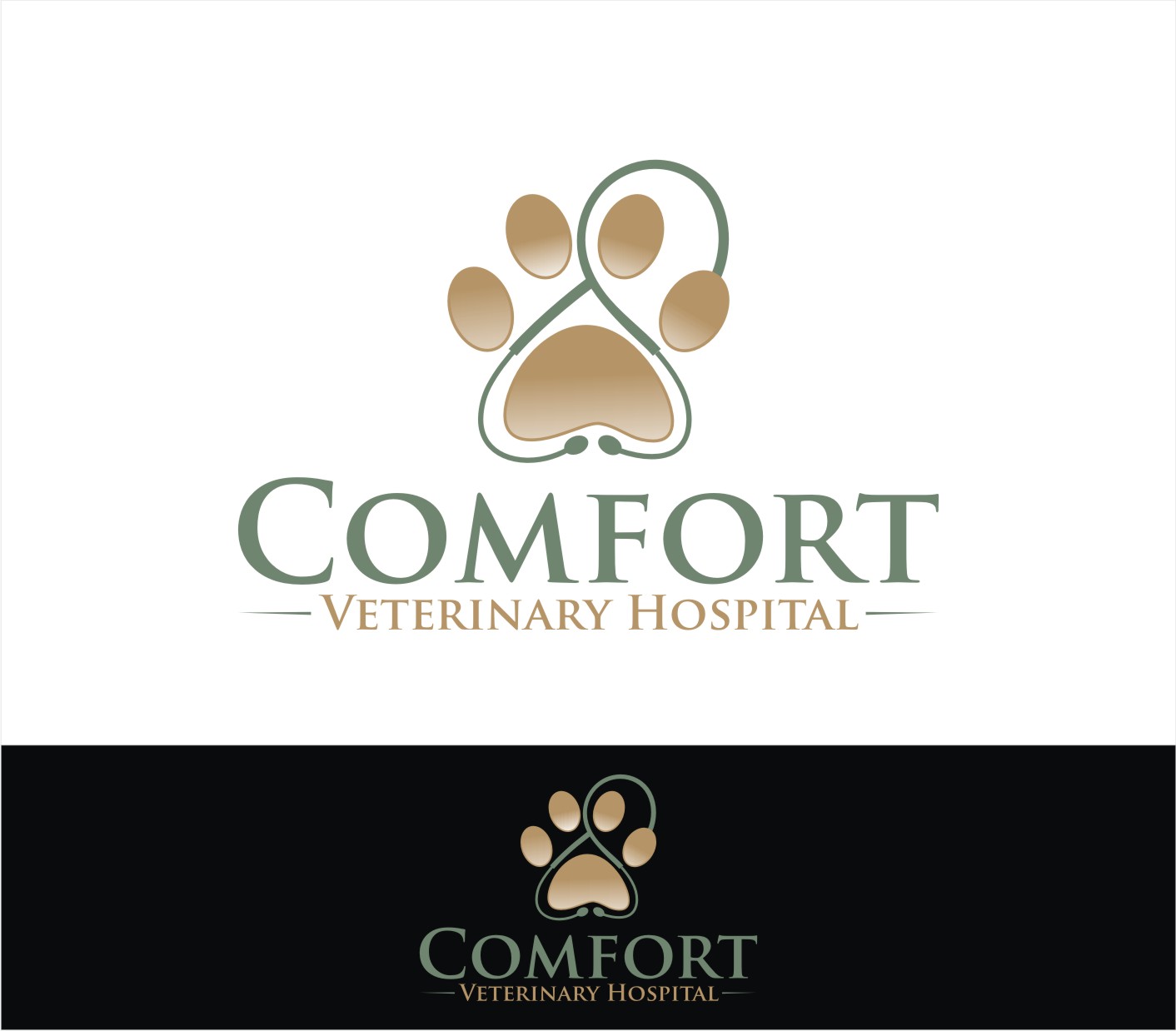 Logo Design by Soul Light for Comfort Veterinary Hospital | Design #14305092