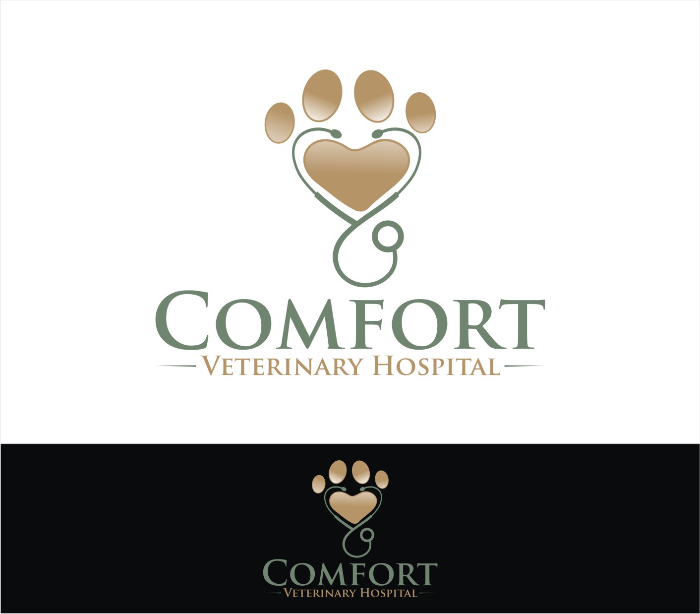 Logo Design by Soul Light for Comfort Veterinary Hospital | Design #14305094