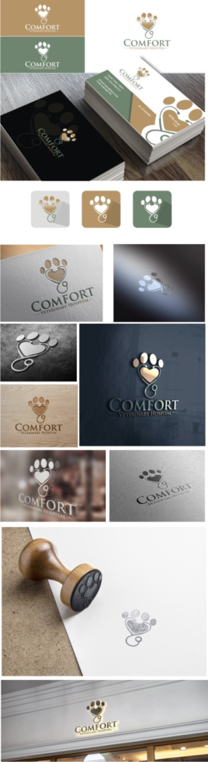 Logo Design by Soul Light for Comfort Veterinary Hospital | Design: #14460791