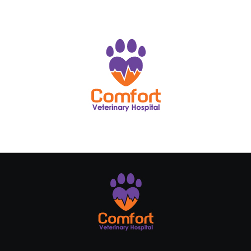 Logo Design by @vorbys for Comfort Veterinary Hospital | Design #14353934