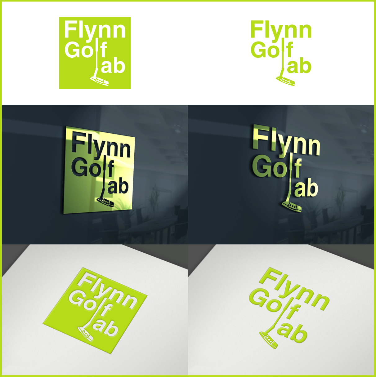 Diseño de Logo por AFD para Flynn golf lab easily distracted | Diseño: #14450592