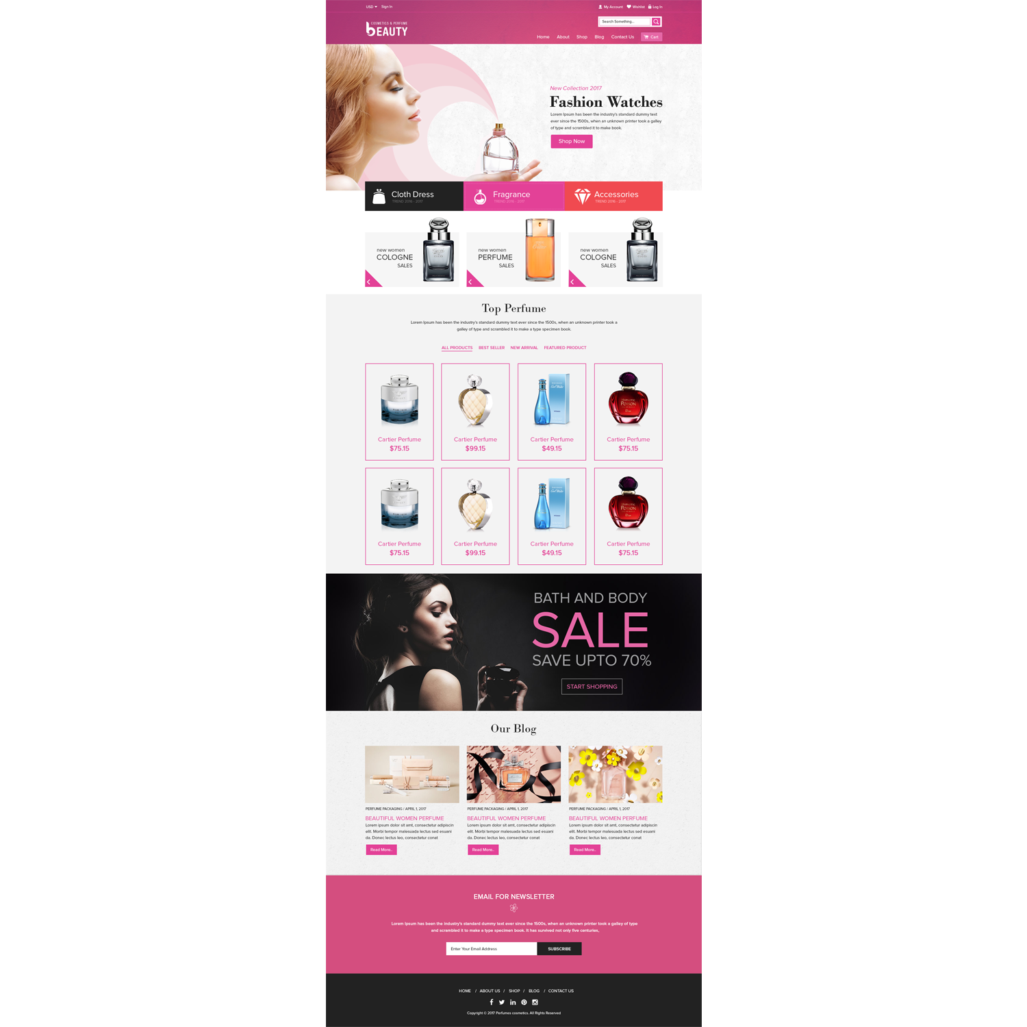 Web-Design von SsanjeevT für Ferrole Parfum | Design #14293664