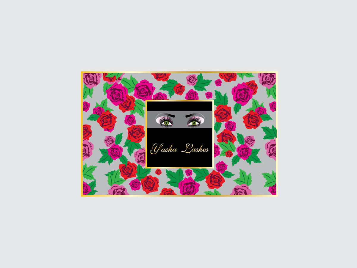 Diseño de Impresos por Wonderful design para Yasha Lashes  | Diseño #14290548