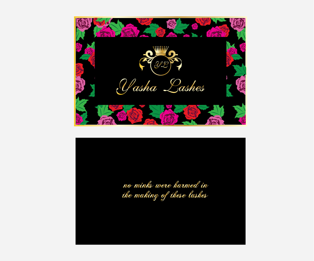 Print Design by Wonderful design for Yasha Lashes  | Design #14295186