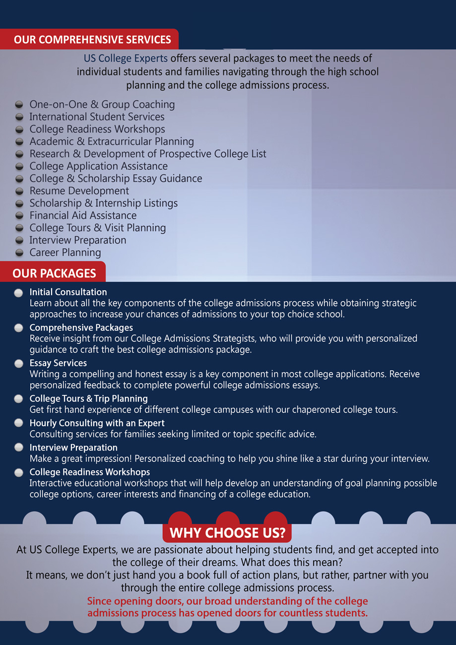 Brochure Design by Impressive Sol for US College  Experts | Design #14372956