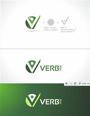VERB.me | Logo Design by xygo_bg