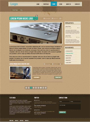 Wordpress Design by rajilesh