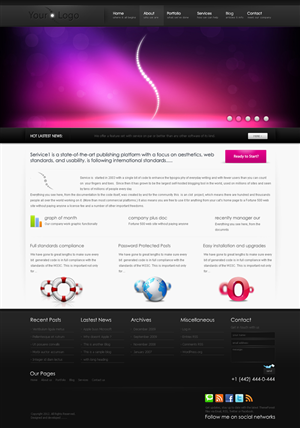 WordPress-Design von simple solutions für dieses Projekt | Design: #581562